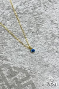 Nazar Boncuklu Gümüş Kolye