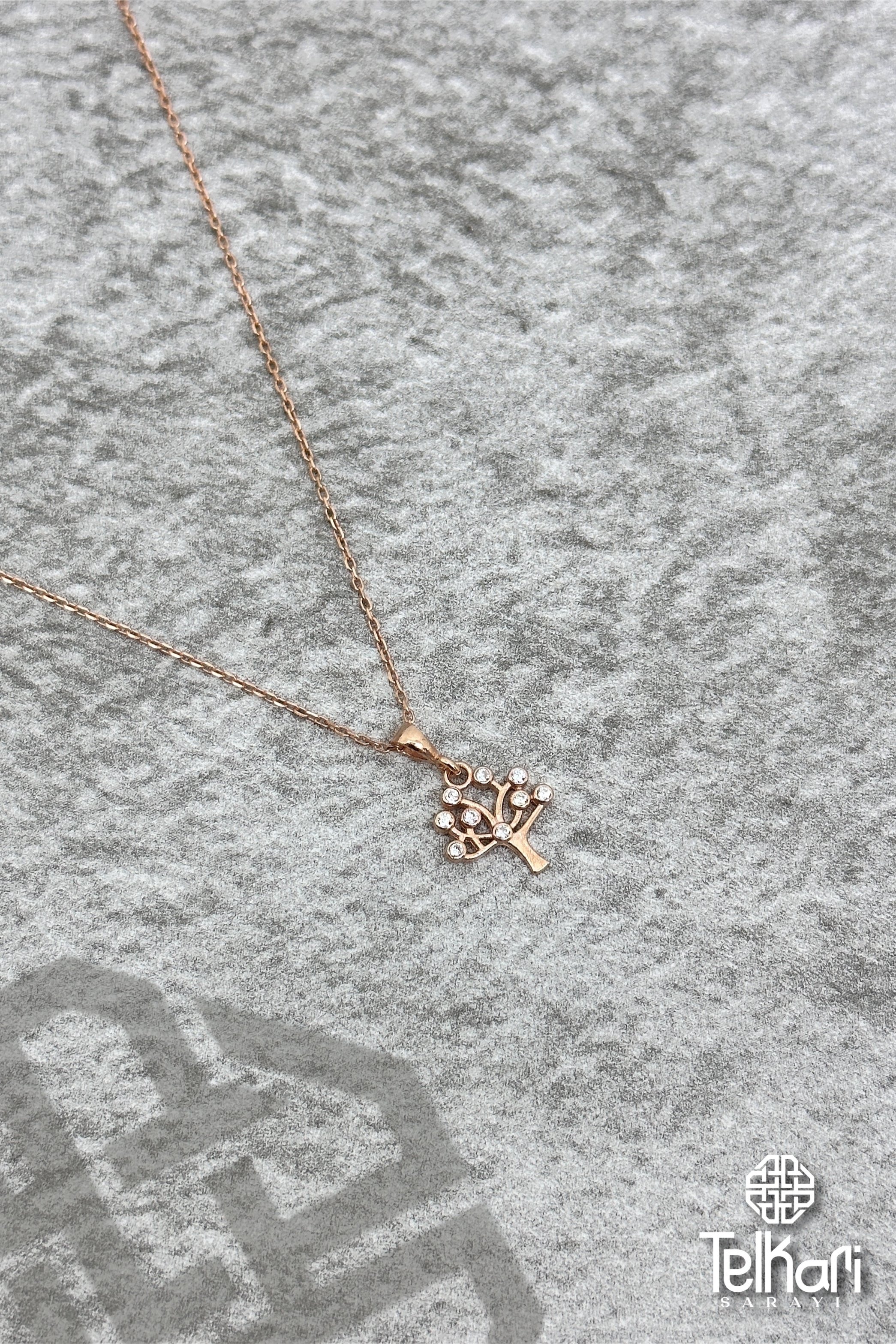 Hayat Ağacı Gümüş Kolye