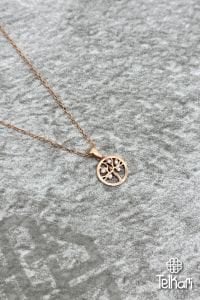 Gümüş Hayat Ağacı Kolye