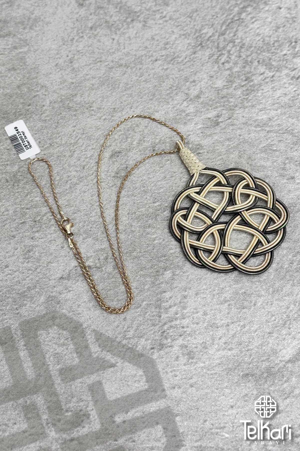 Aşk Düğümü Kazaziye Gümüş Kolye