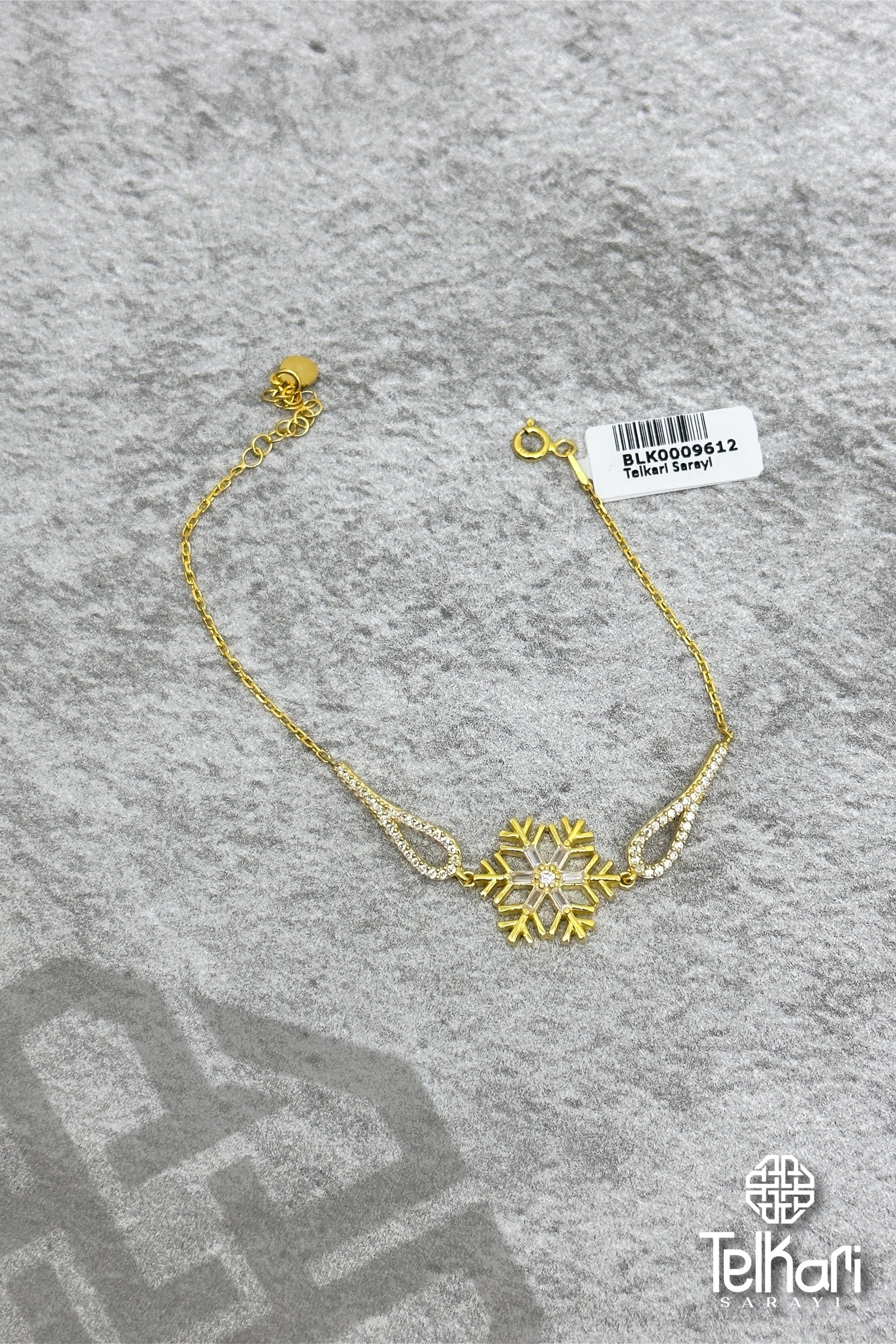 Kar Tanesi Gümüş Bileklik