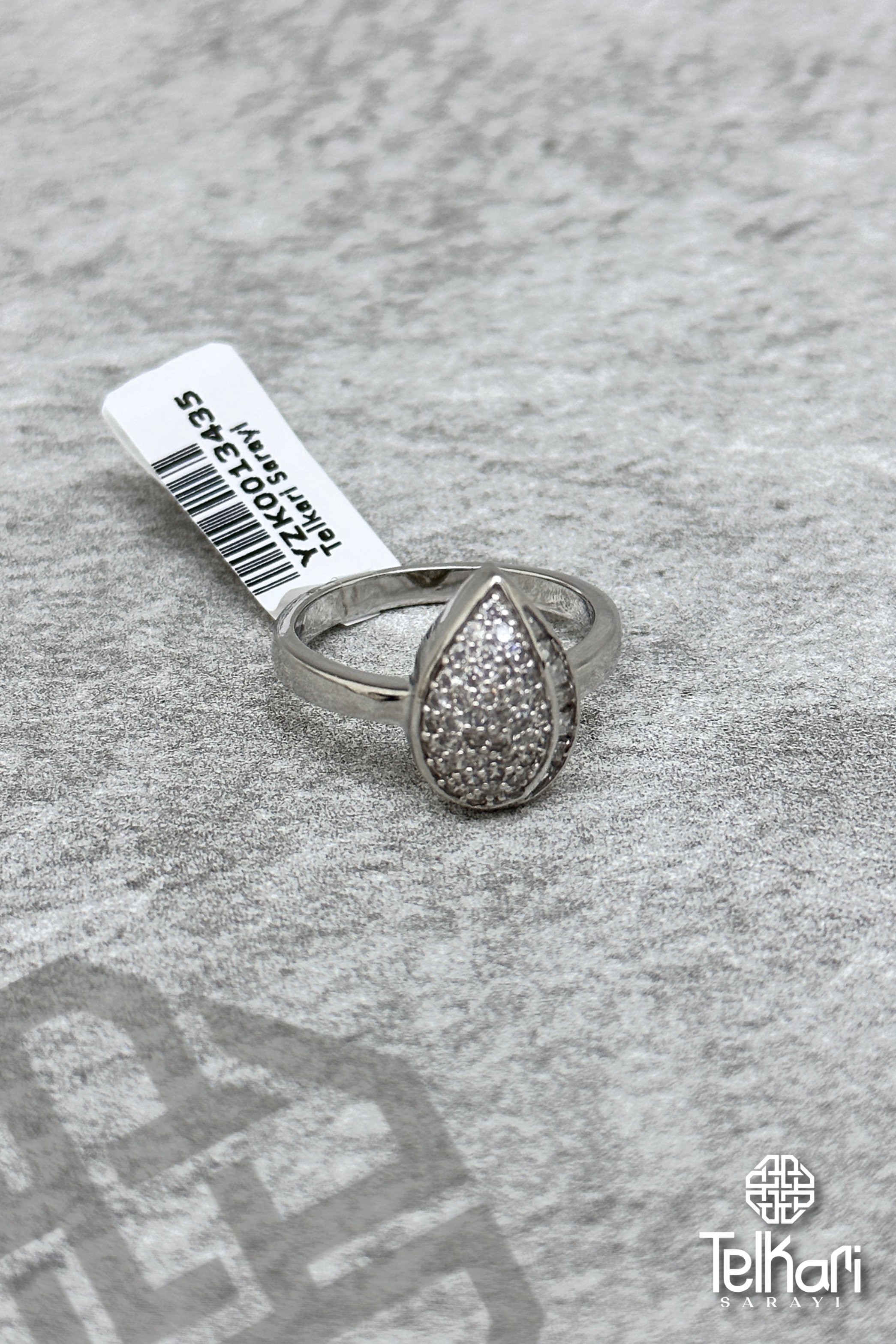 Damla Tasarım Gümüş Yüzük