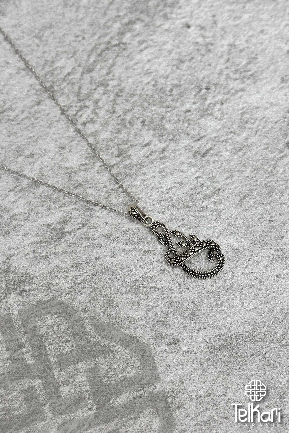 Gümüş Markazit Kolye