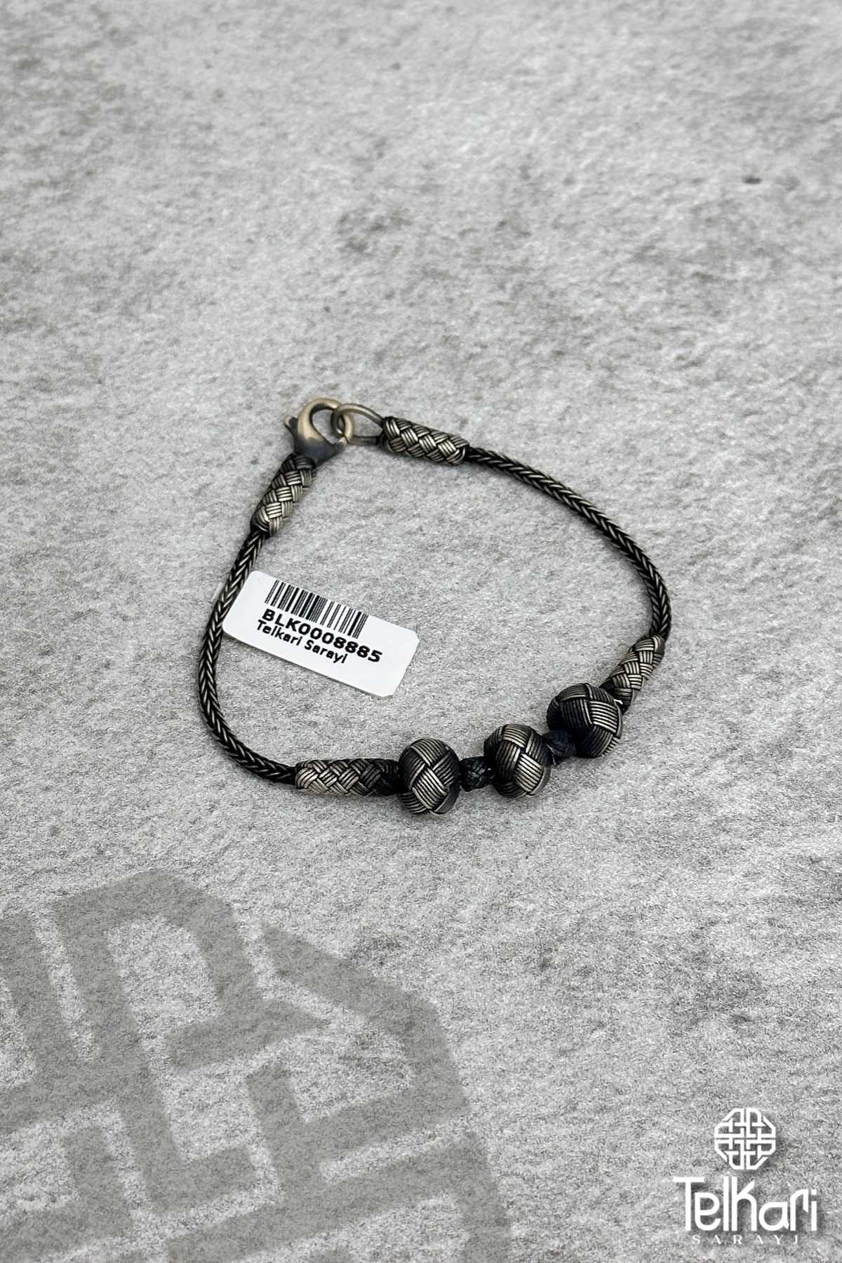 3 Toplu 1000 Ayar Kazaziye Gümüş Bileklik