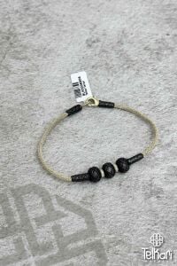 Çift Renk Toplu 1000 Ayar Kazaziye Gümüş Bileklik