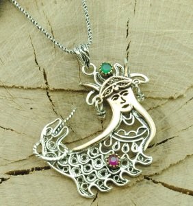 Telkari Şahmaran Kolye