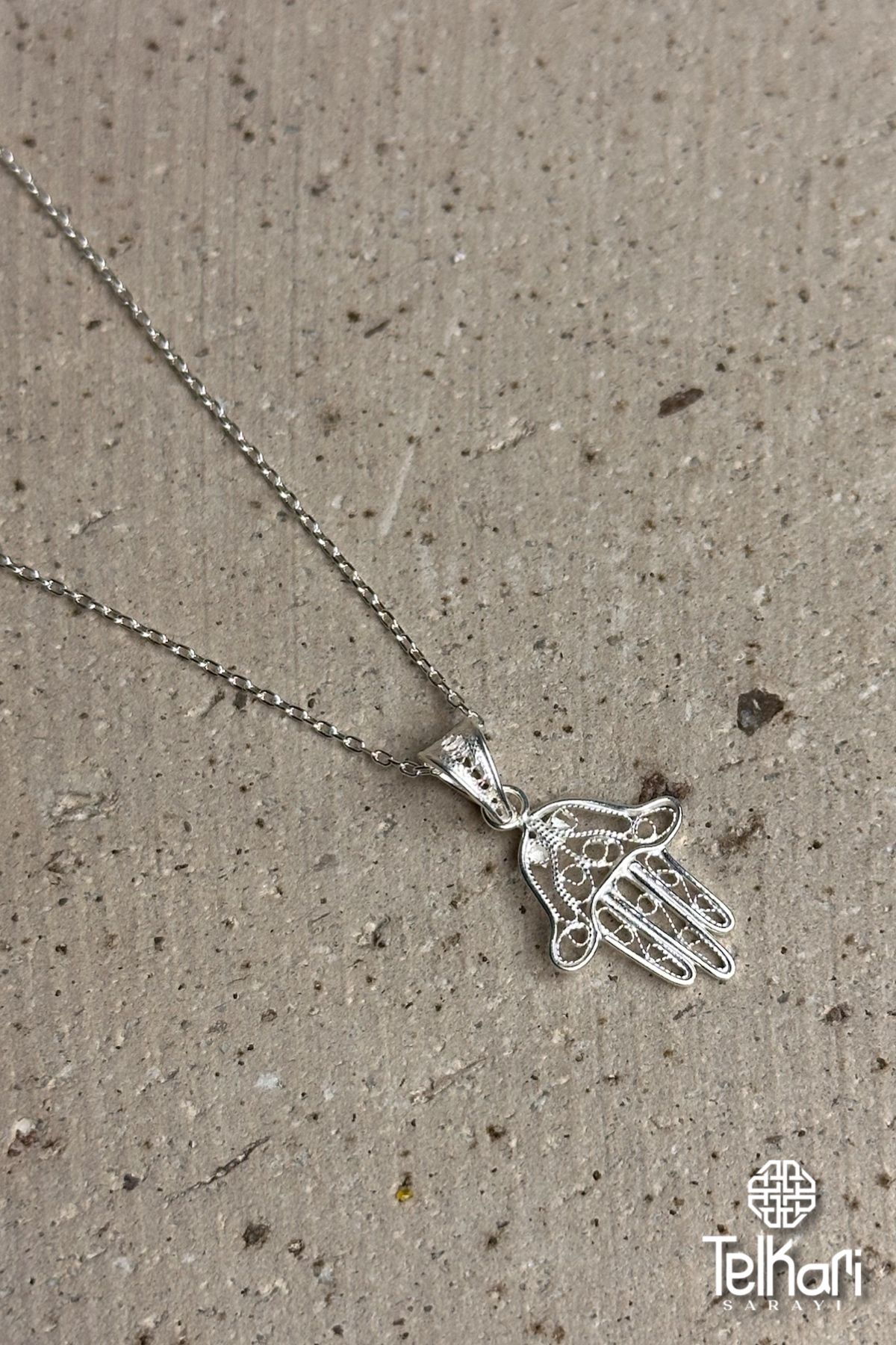 Midyat Gümüş Kolye