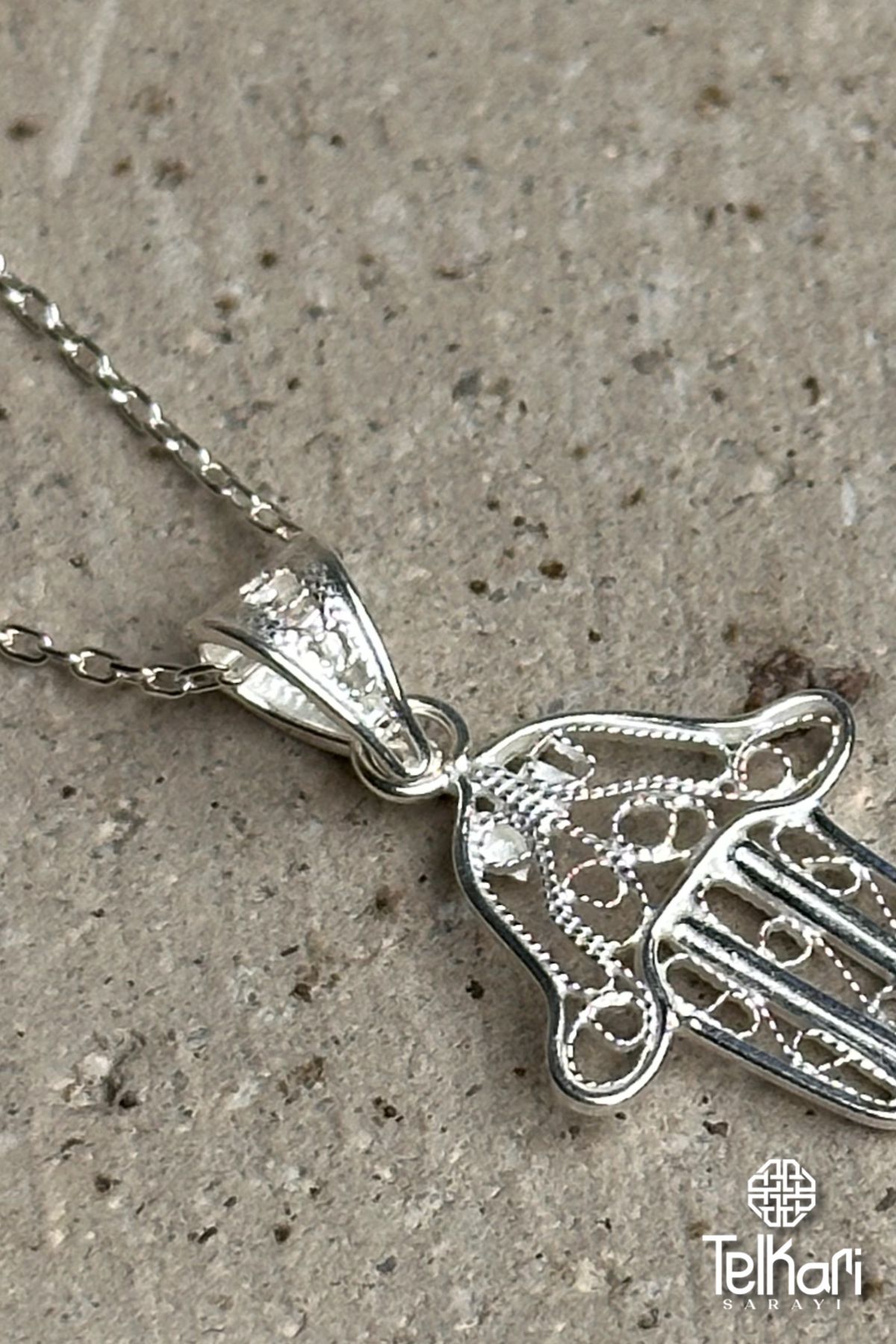 Midyat Gümüş Kolye