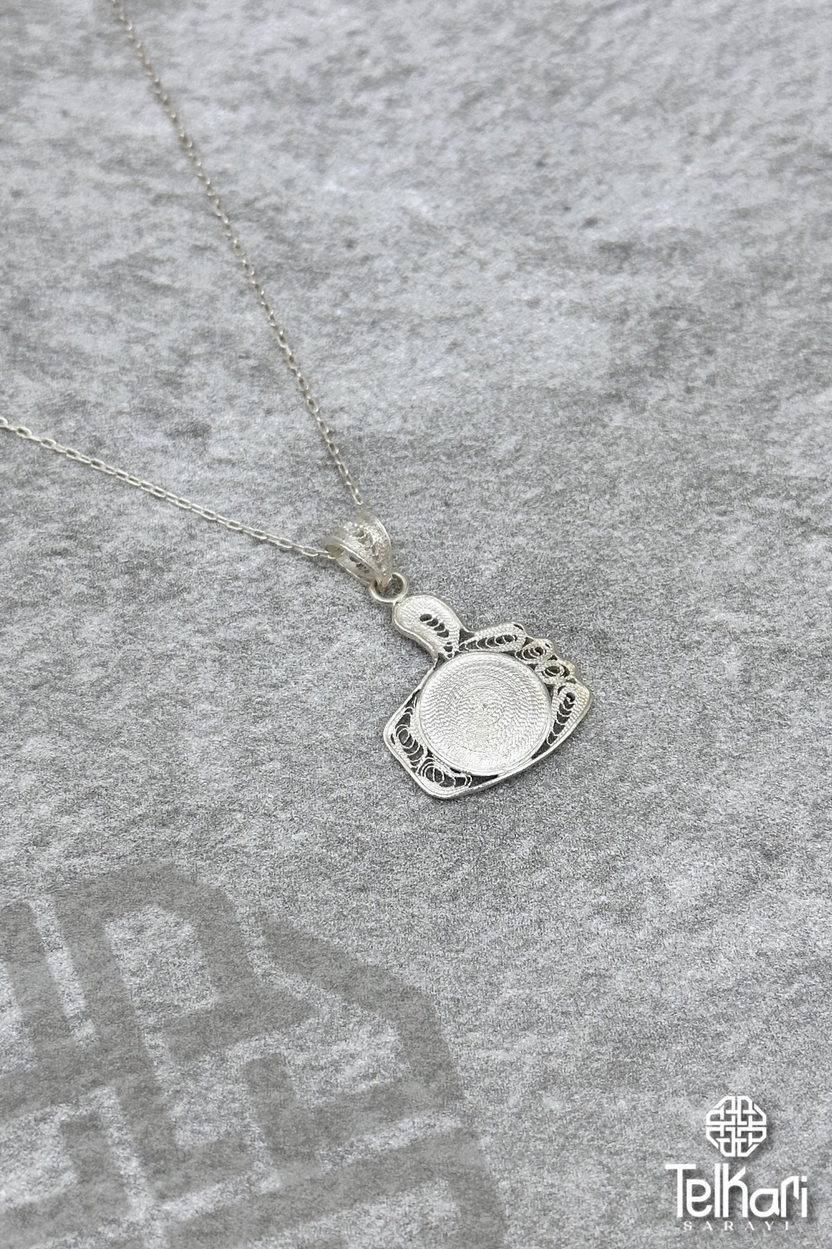 Gümüş Telkari Kolye