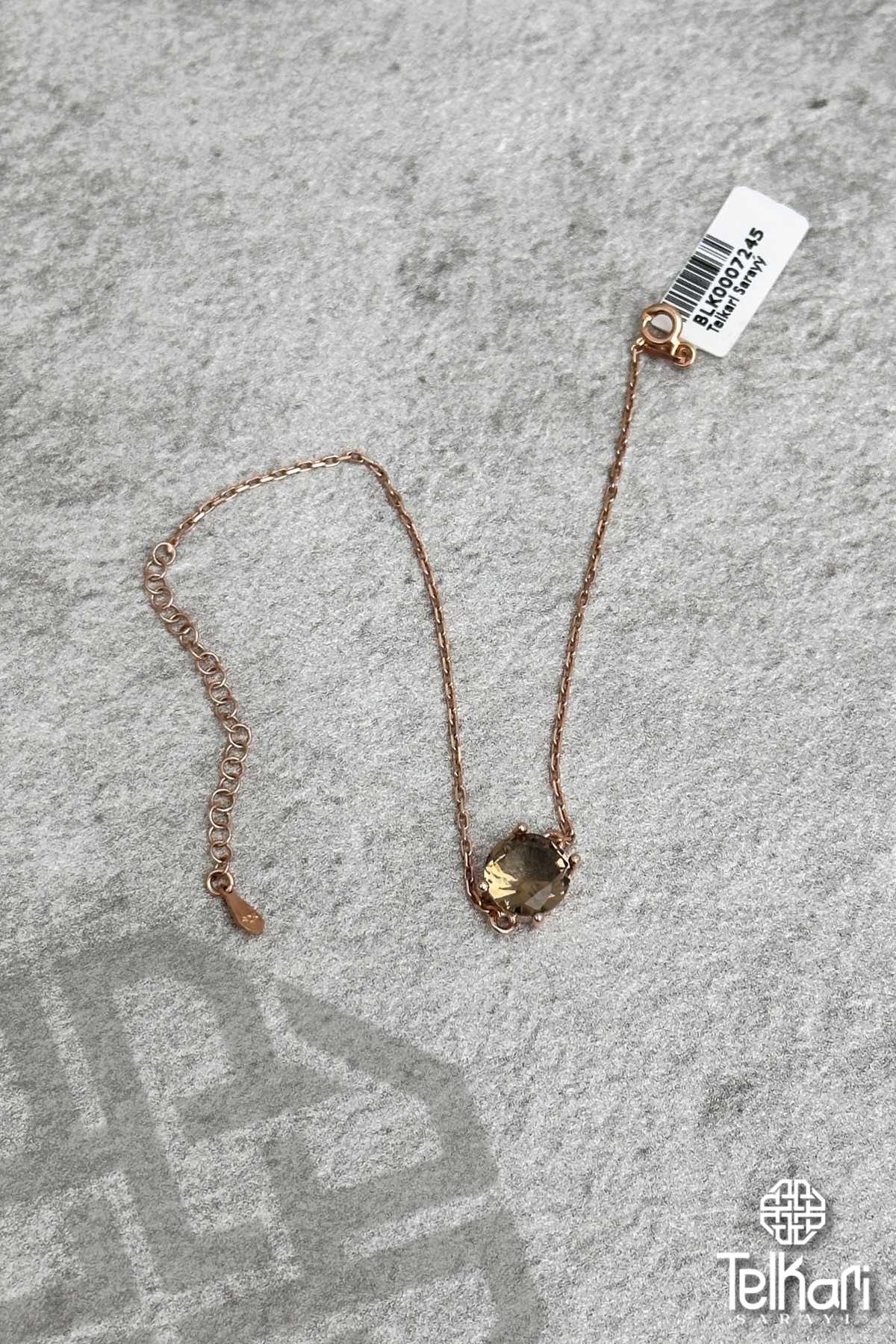 Tektaş Rose Gümüş Sultan Taşı Bileklik