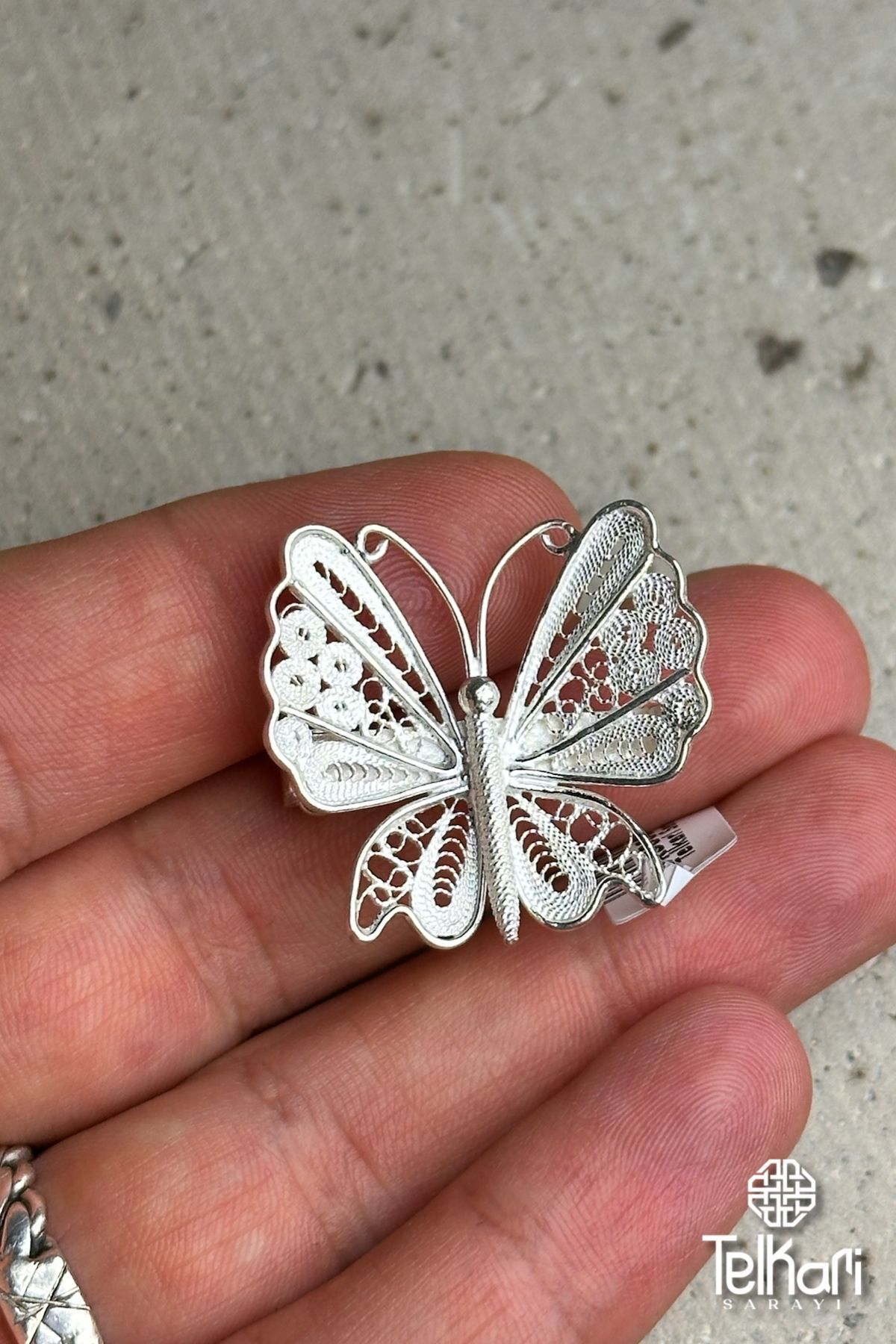 Kelebek Gümüş Broş
