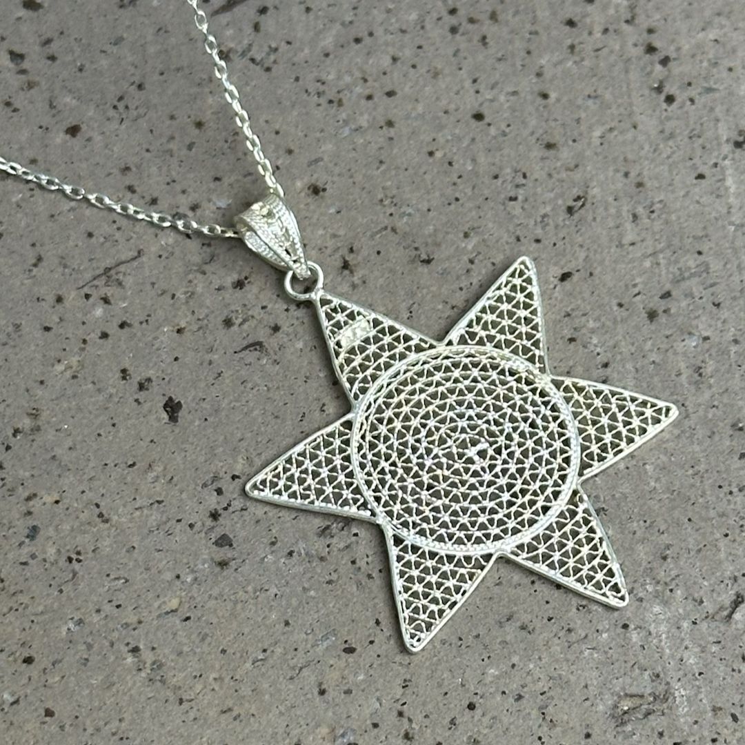 Yıldız Tasarımlı Telkari Kolye