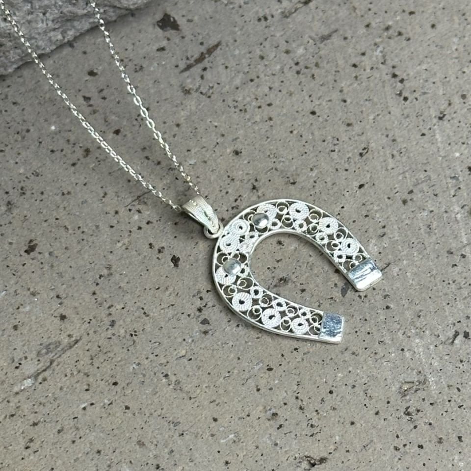 At Nalı Model Telkari Kolye