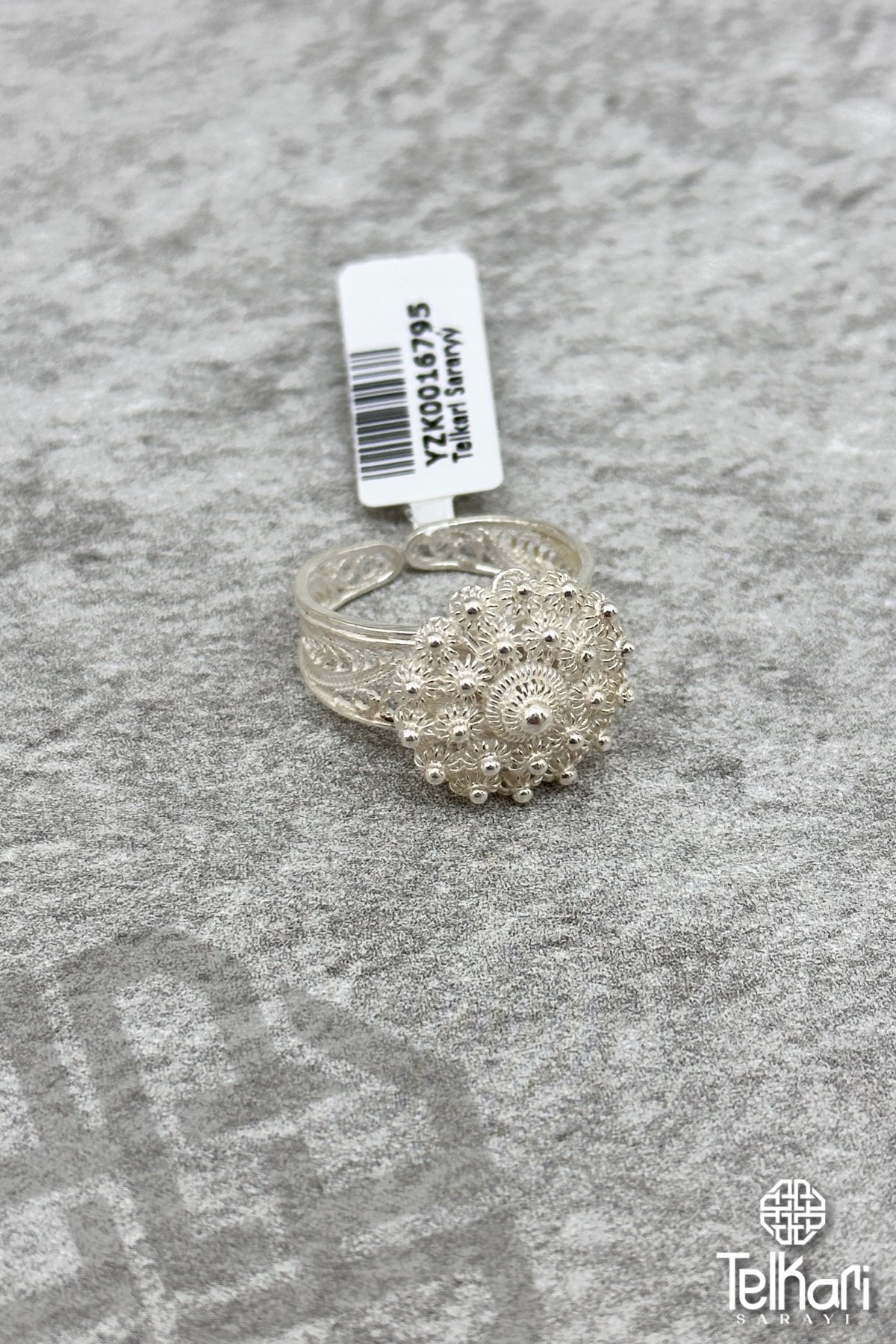 Özel Gümüş Telkari Yüzük