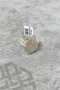 Baklava Dilim Gümüş Telkari Yüzük