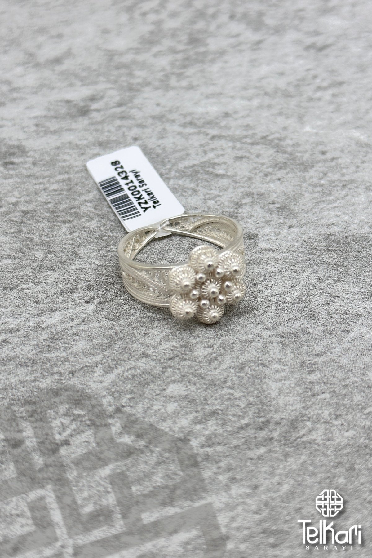 Özel Tasarım Gümüş Telkari Yüzük