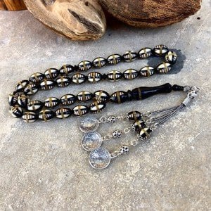 Gümüş İşlemeli Kuka Tesbih