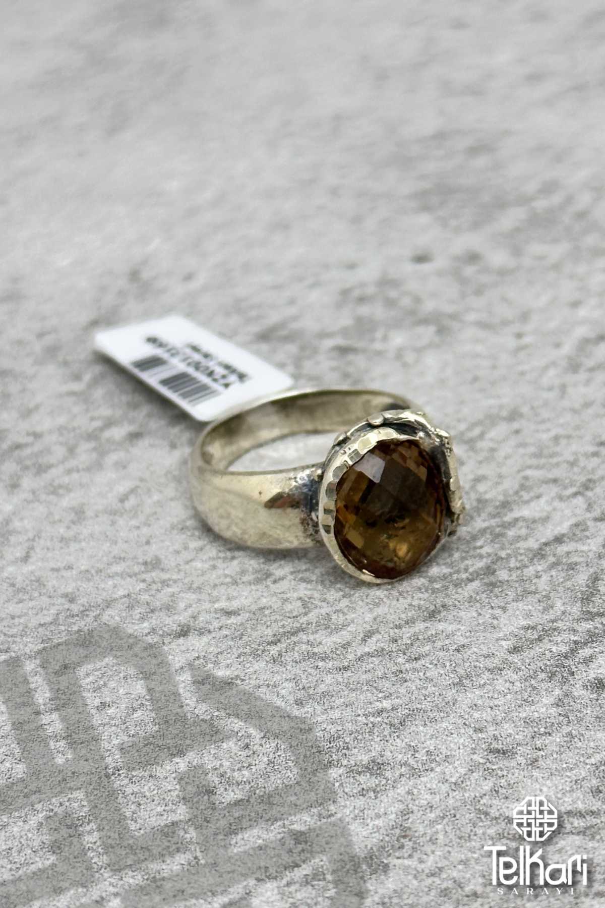 Otantik Tasarım Sultan Taşlı Gümüş Yüzük