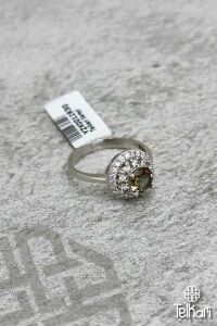 Yuvarlak Güneş Model Renk Değiştiren Sultan Taşlı Gümüş Yüzük