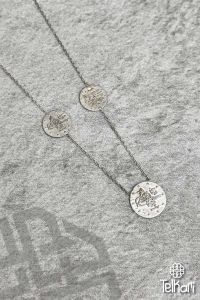 Üçlü Dua Gümüş Kolye