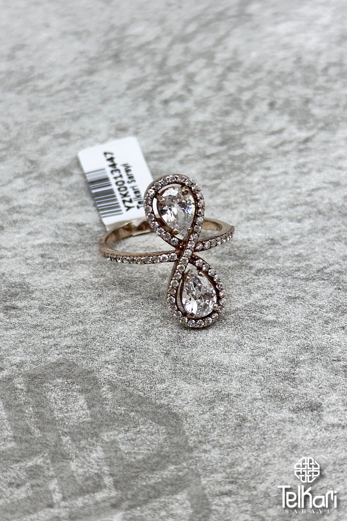 Sonsuzluk Detaylı Tasarım Gümüş Yüzük