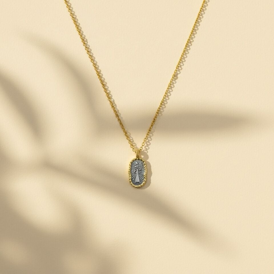 Göbeklitepe Sarı Gümüş Kolye