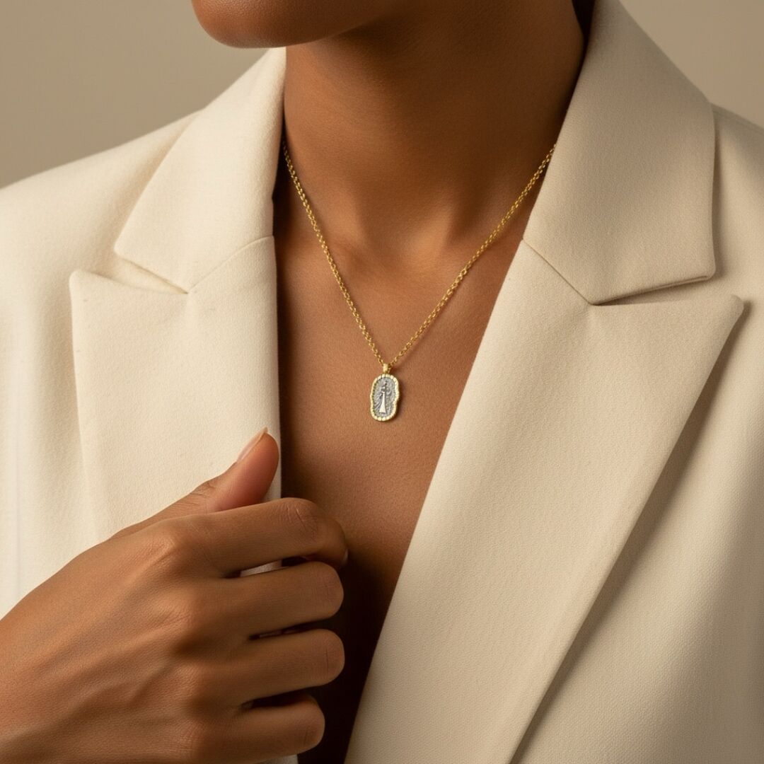 Göbeklitepe Sarı Gümüş Kolye