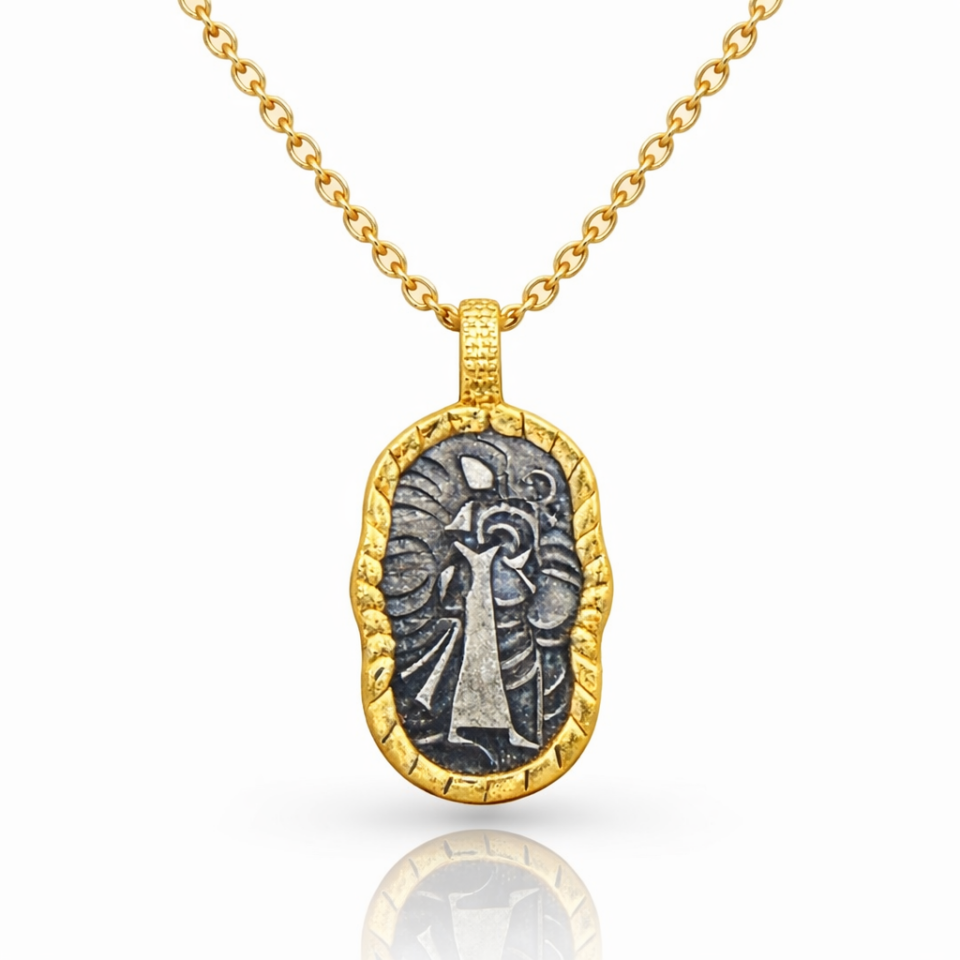 Göbeklitepe Sarı Gümüş Kolye