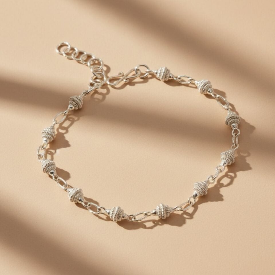 Telkari Elişi Kadın Gümüş Bileklik