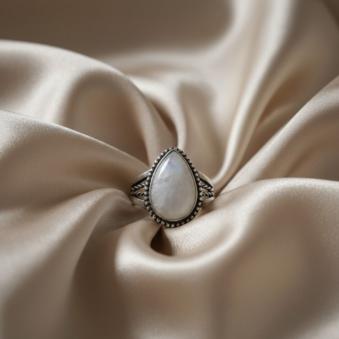 Sedef Taşlı Kadın Gümüş Yüzük