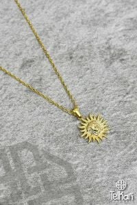 Dini Sembol Gold Gümüş Kolye