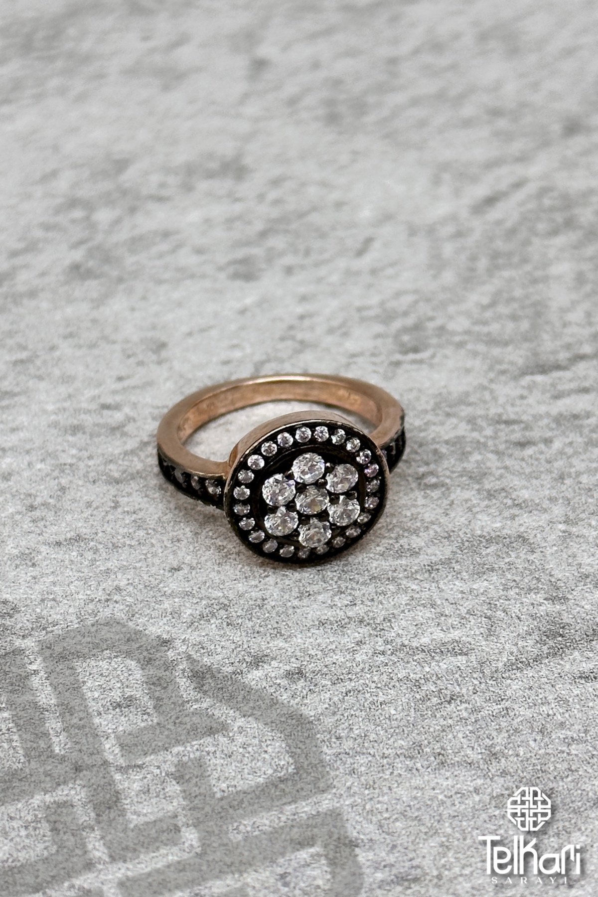 Çiçek Rose Gümüş Yüzük