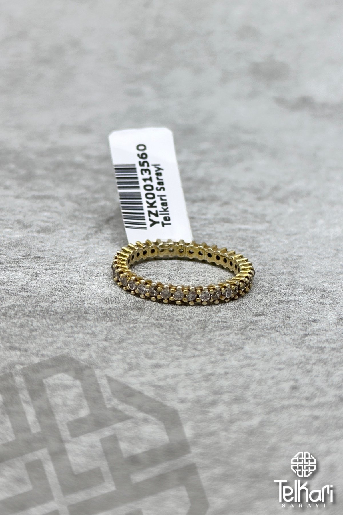 İnce TamTur Gold Gümüş Yüzük