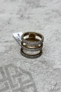 Sıralı Taşlı  Gümüş Yüzük