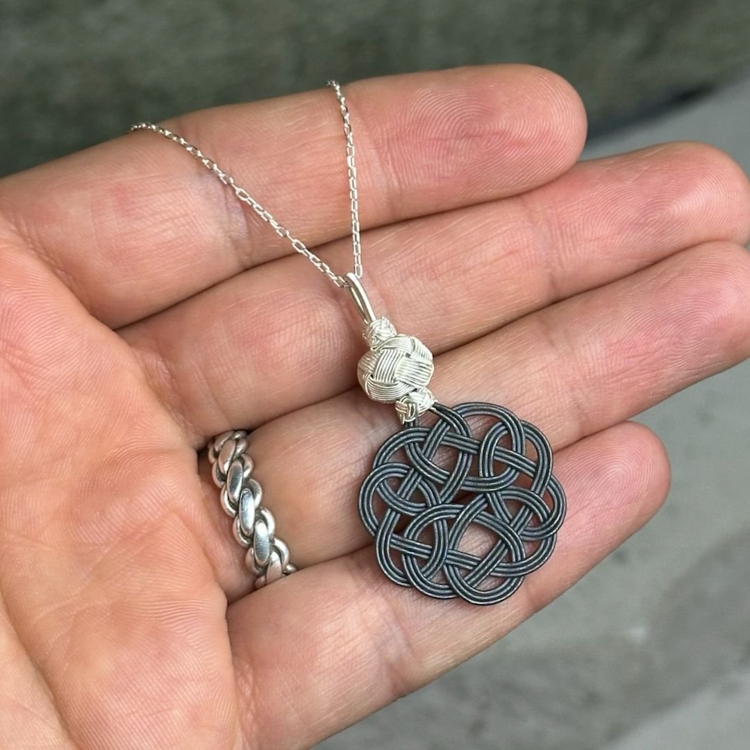 Oksitli 1000  Ayar Kazaziye Gümüş Kolye