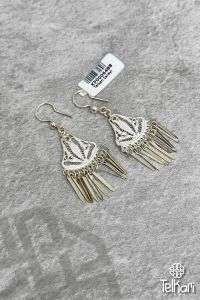 Çubuk Sallantılı Telkari Gümüş Küpe