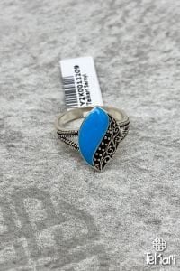 Firuze Taşlı Gümüş Markazit Yüzük