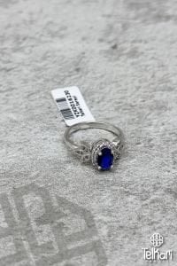 Safir Tektaş Gümüş Yüzük