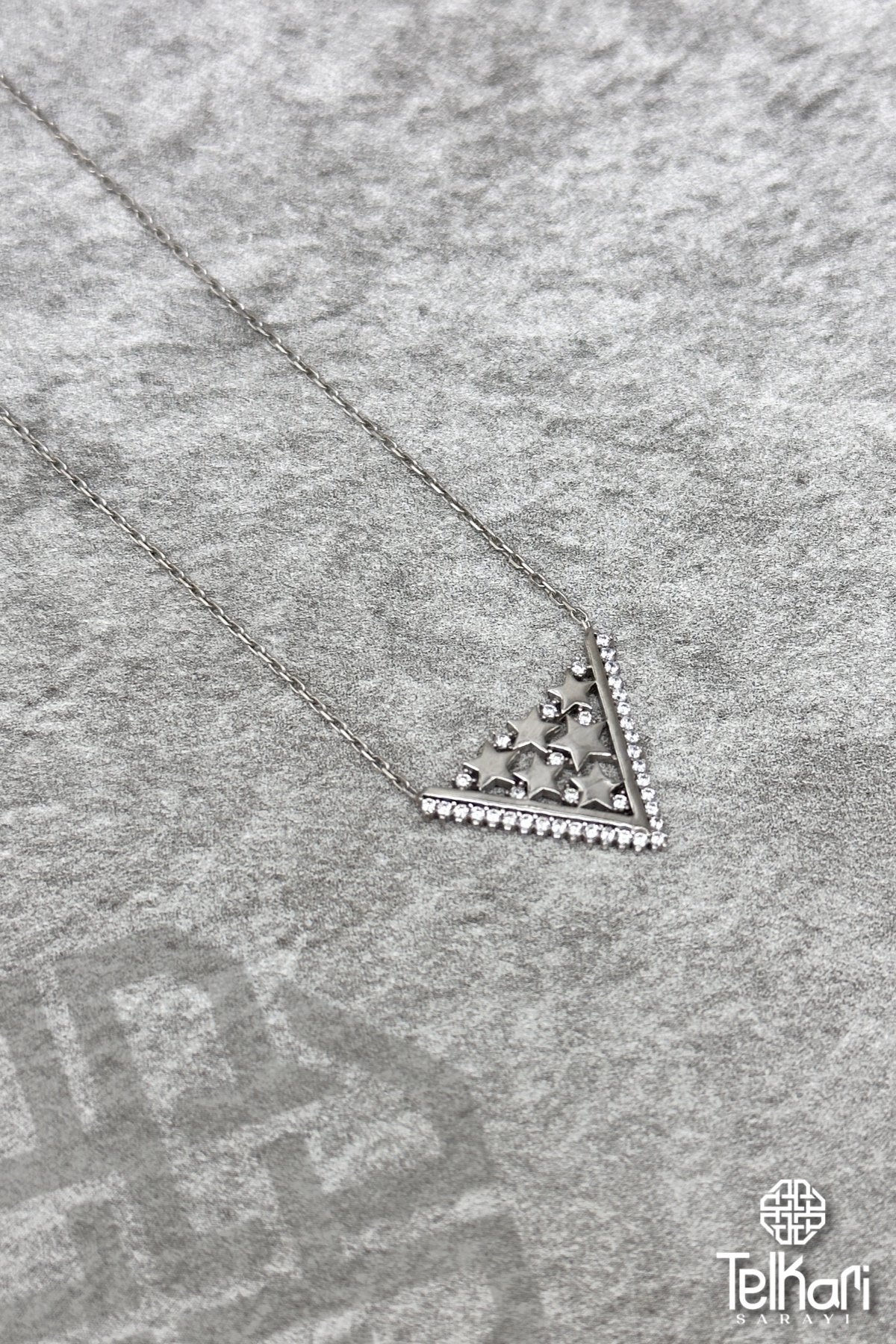 Yıldız Tasarım Gümüş Kolye