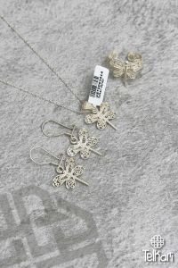 Yusufçuk Telkari Gümüş Üçlü Set