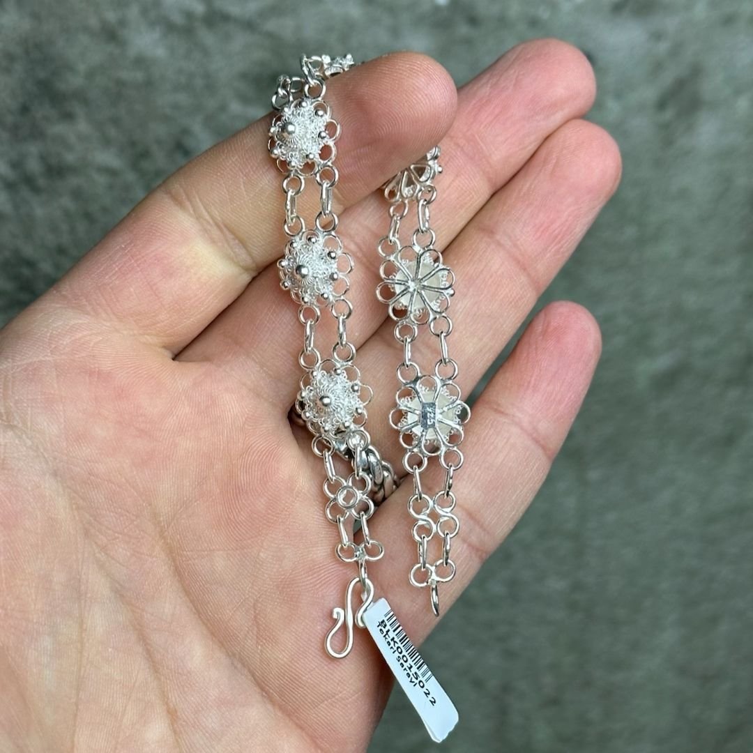 Şans Model 925 Ayar Telkari Gümüş Bileklik