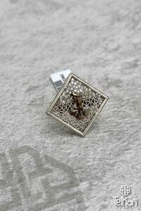 Midyat Oksitli Telkari Gümüş Yüzük