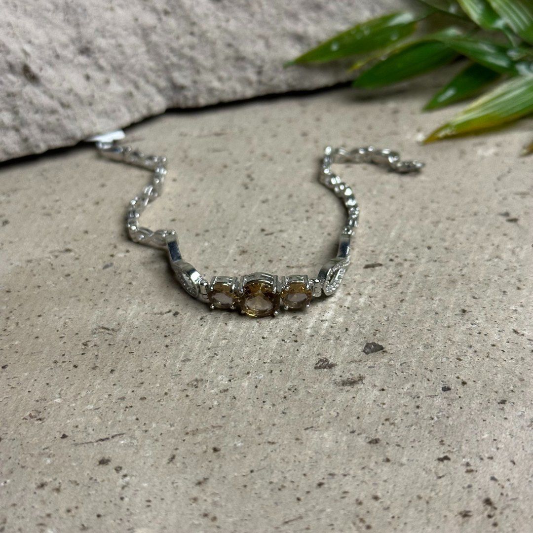 Tasarım Renk Değiştiren Sultan Taşlı Gümüş Bileklik