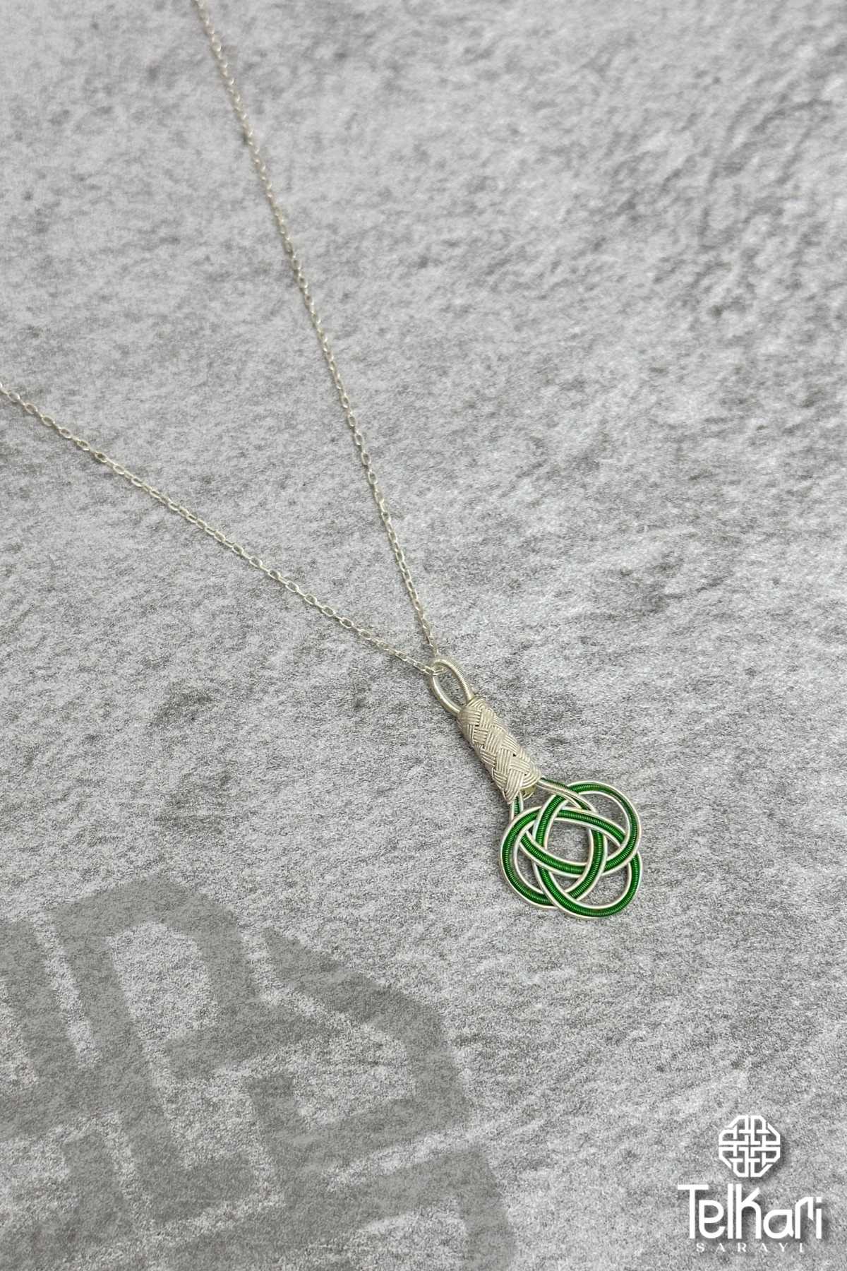 Aşk Düğümü Kazaziye Gümüş Kolye