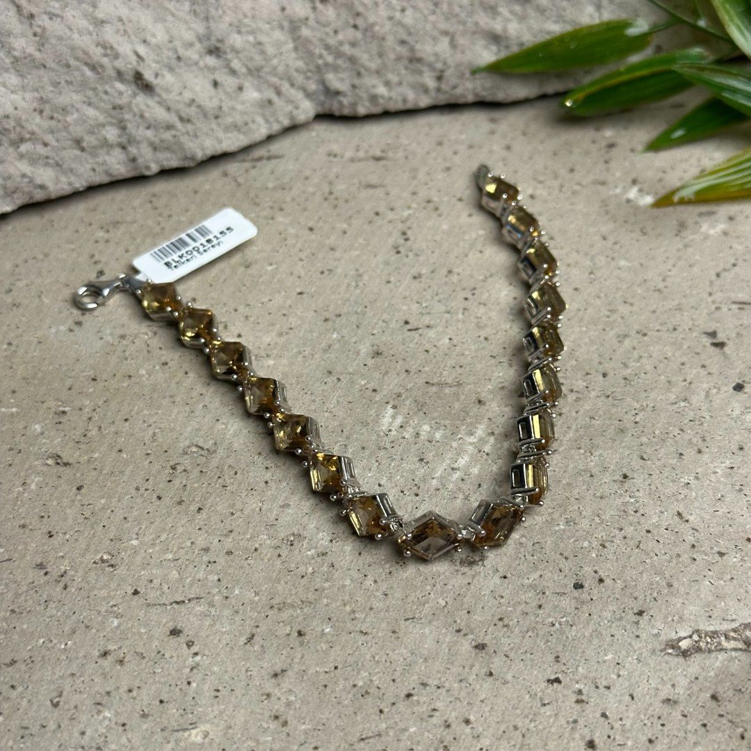 Kristal Model Renk Değiştiren Sultan Taşlı Gümüş Bileklik