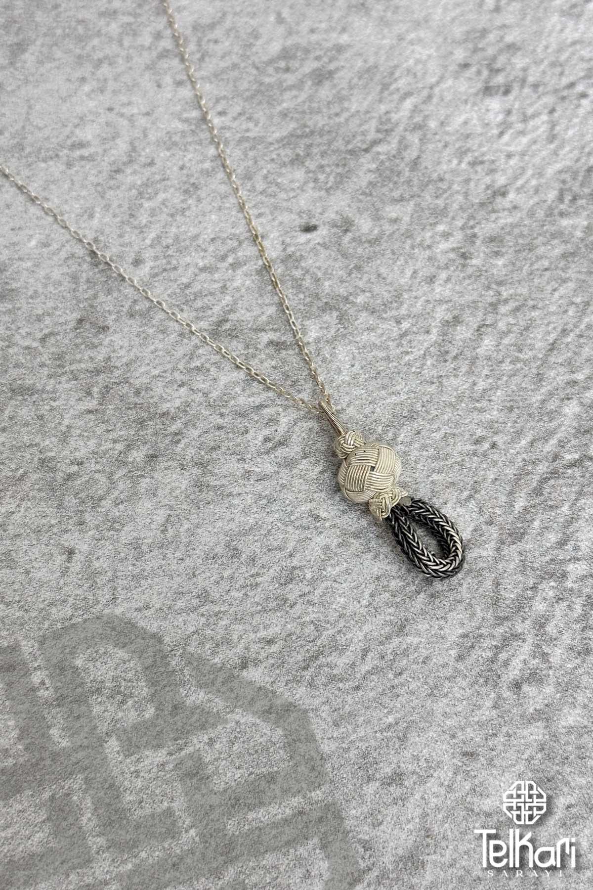 Kazaziye Gümüş Kolye