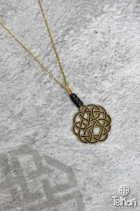 Aşk Düğümü Kazaziye Gümüş Kolye