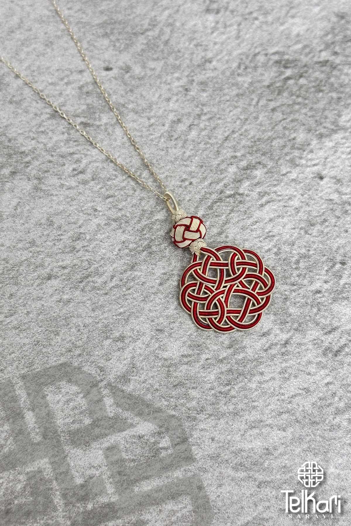 El İşçiliği Kazaziye Gümüş Kolye