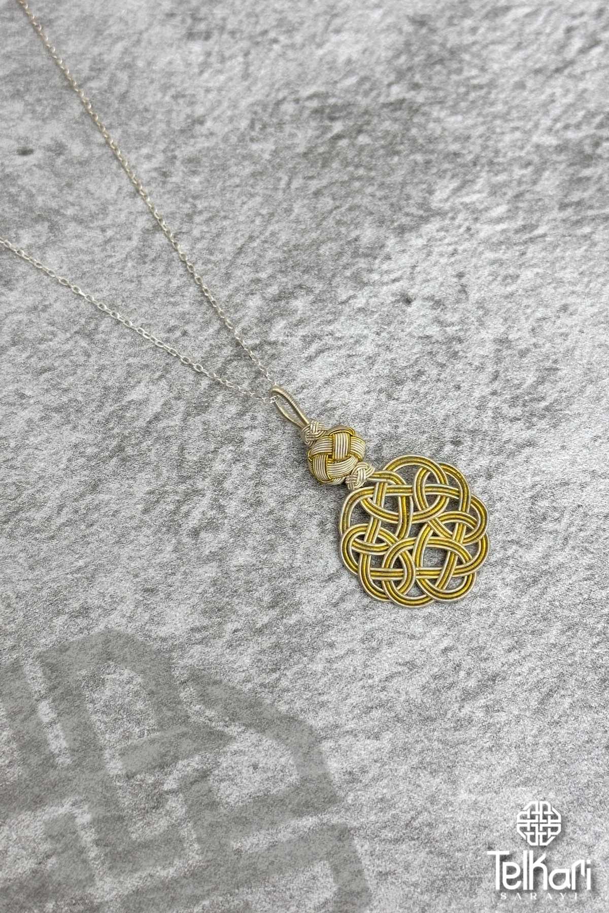 El İşçiliği Kazaziye Gümüş Kolye