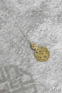 El İşçiliği Kazaziye Gümüş Kolye